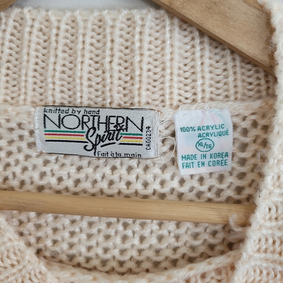 Vintage Hand Knit Sweater - Picture 3 of 5